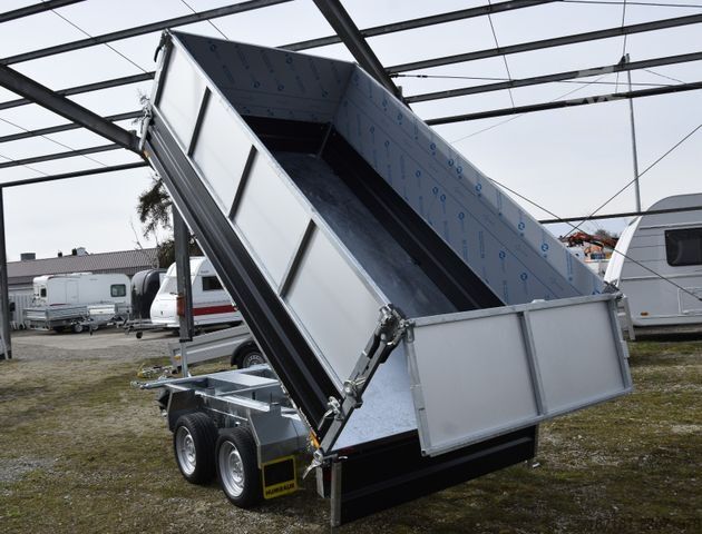 Three-way tipper trailer HUMBAUR Kipper Dreiseitenkipper