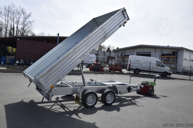 Three-way tipper trailer HUMBAUR Kipper Dreiseitenkipper