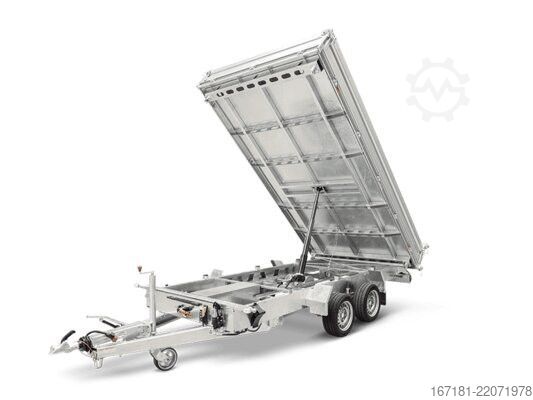 Three-way tipper trailer HUMBAUR Kipper Dreiseitenkipper