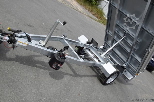 Three-way tipper trailer HUMBAUR Kipper Dreiseitenkipper