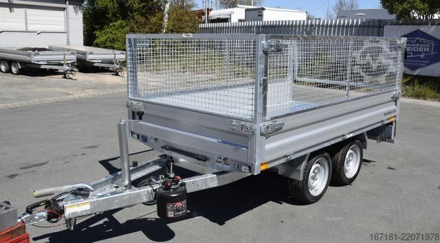 Three-way tipper trailer HUMBAUR Kipper Dreiseitenkipper