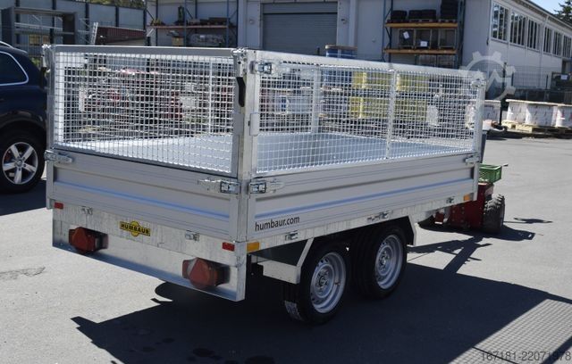 Three-way tipper trailer HUMBAUR Kipper Dreiseitenkipper