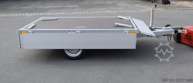 Car trailer HUMBAUR Pritsche, Plane, Paletten
