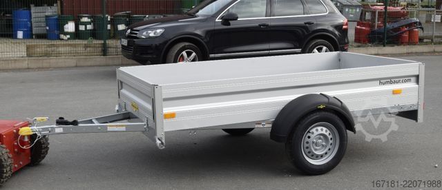Car trailer HUMBAUR Pritsche, Plane, Paletten