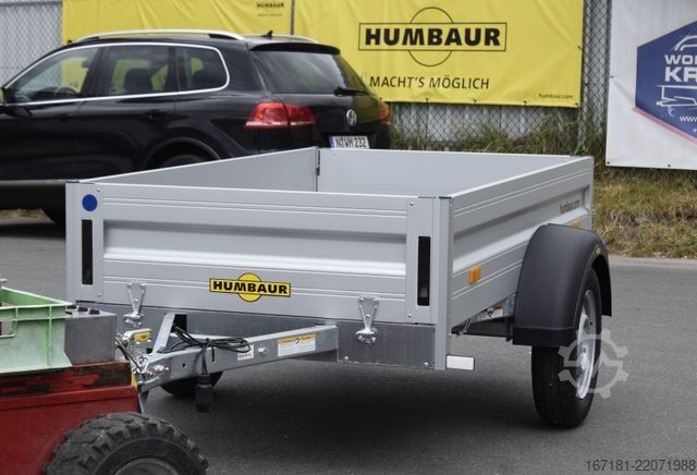 Car trailer HUMBAUR Pritsche, Plane, Paletten