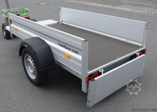 Car trailer HUMBAUR Pritsche, Plane, Paletten