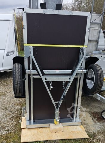 Car trailer HUMBAUR Pritsche, Plane, Paletten