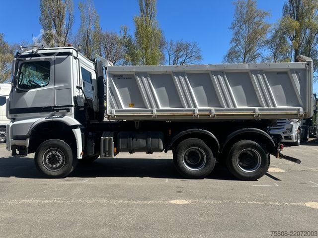 Three-sided tipper truck MERCEDES-BENZ 3345 6x6 Meiller DSK 1,20m Bordwände AHK Hydr.
