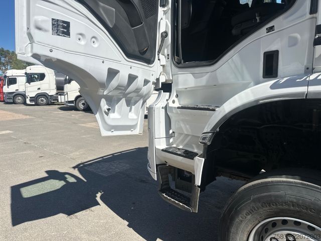 Three-sided tipper truck MERCEDES-BENZ 3345 6x6 Meiller DSK 1,20m Bordwände AHK Hydr.