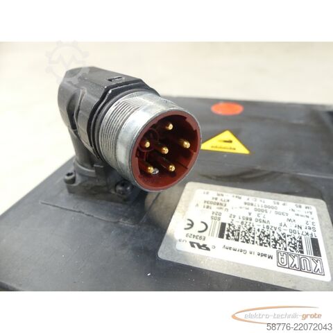 Control unit KUKA 1FK7100-5AZ91-1ZZ9-Z Servomotor SN: YFWV50665142024