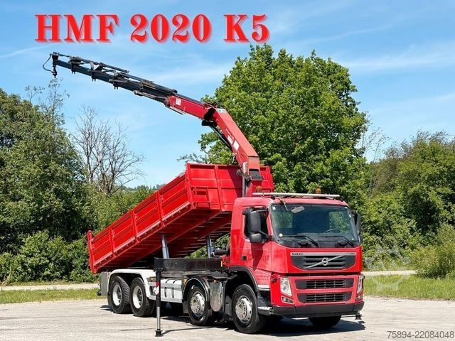 Autokran VOLVO FM 420 Kipper 6,40m *HMF 2020 K5/FUNK *8x4