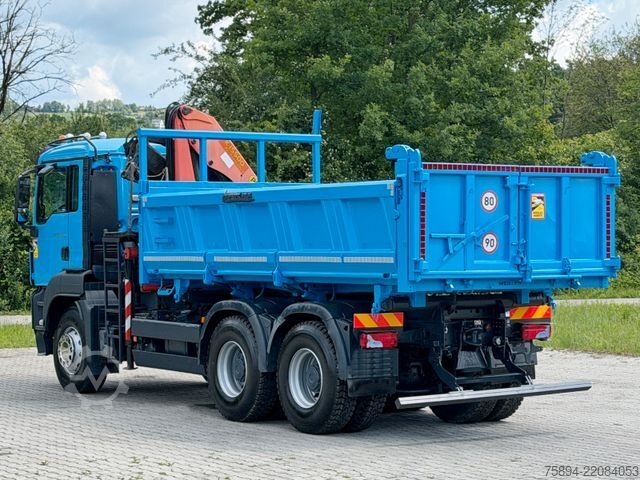 Autokran MAN TGS 33.360*KIPPER 5,00 m *PK 15500/FUNK * 6x4