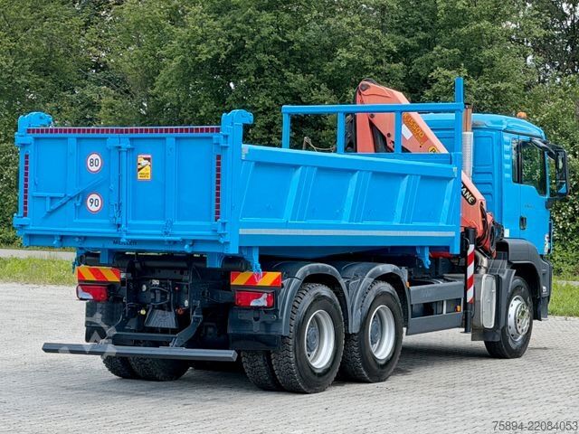 Autokran MAN TGS 33.360*KIPPER 5,00 m *PK 15500/FUNK * 6x4