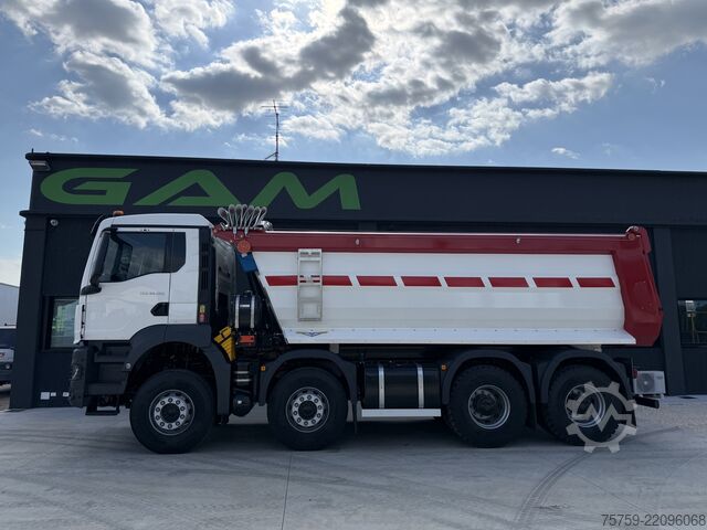 Tipper truck MAN 41.520 TGS Kipper 8x4 NEU 40Ton