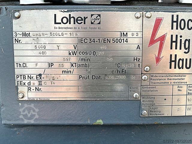 Motor Loher DSW-500LB-10A