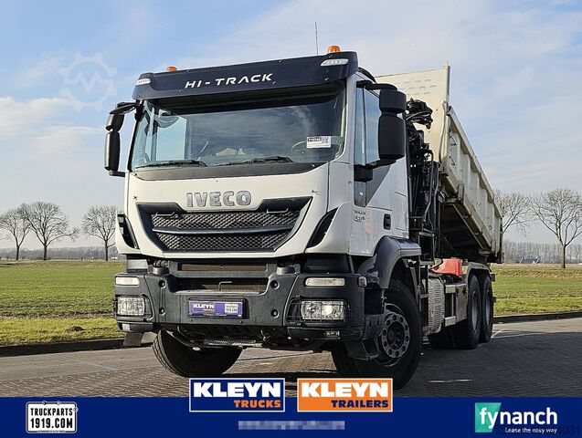 Tipper with crane IVECO AT260T45 TRAKKER HIAB XS144