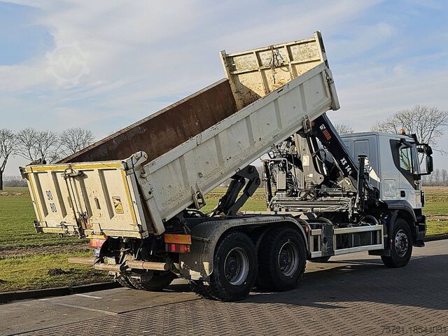 Tipper with crane IVECO AT260T45 TRAKKER HIAB XS144