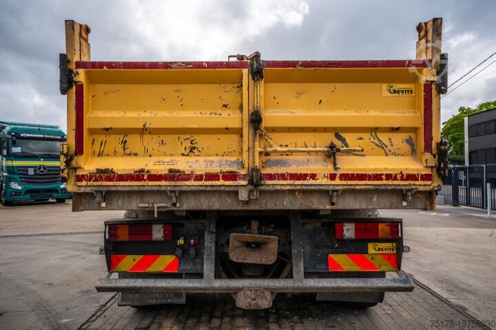 Tipper with crane MERCEDES ACTROS 2641-MP3-6x2-4+ PK 18 T/m/3XHydr.