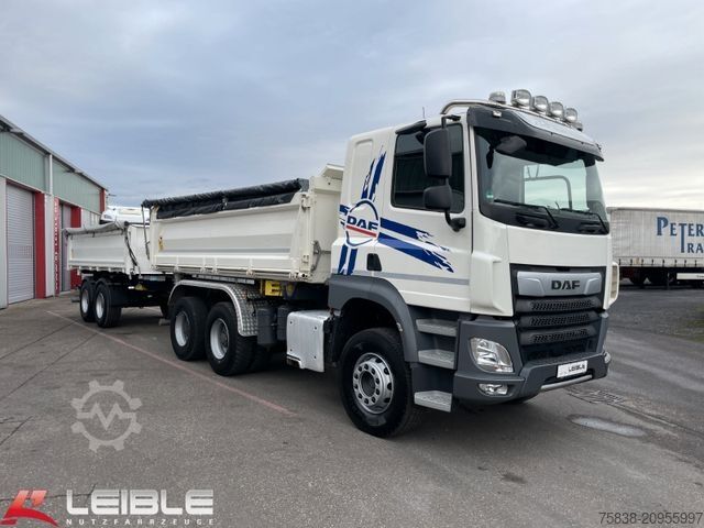 Tipper truck DAF CF 480 6x4*Meiller Kipper*Bordmatik*nur 143 tkm*