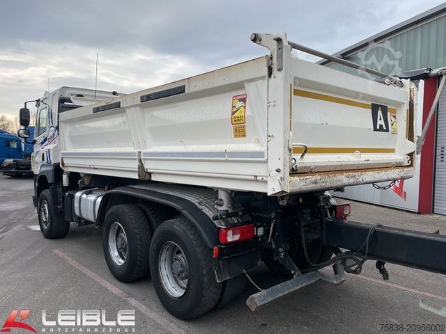 Three-sided tipper truck DAF CF 480 6x4*Meiller Kipper*Bordmatik*nur 143 tkm*