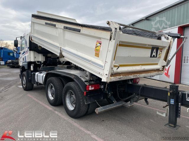 Three-sided tipper truck DAF CF 480 6x4*Meiller Kipper*Bordmatik*nur 143 tkm*