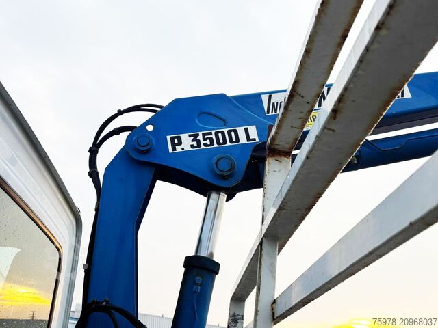 Truck with crane and fixed flatbed IVECO 65C18