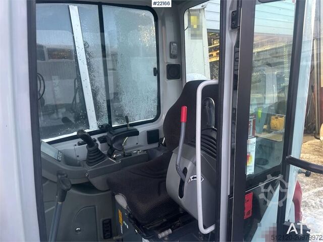 Crawler excavator Takeuchi TB216 mini digger w/ 3 buckets. See hours! WATCH V