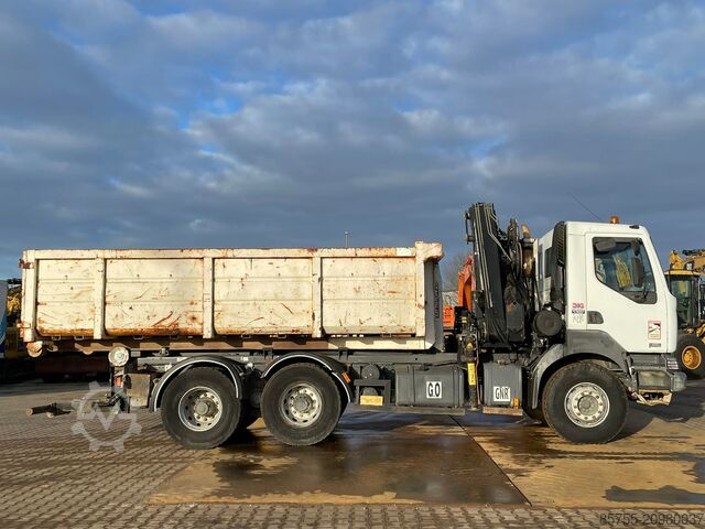 Tipper with crane Renault Kerax 420