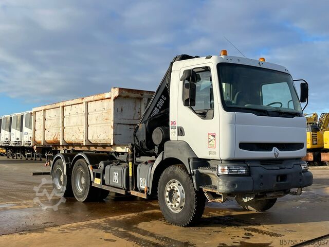 Tipper with crane Renault Kerax 420