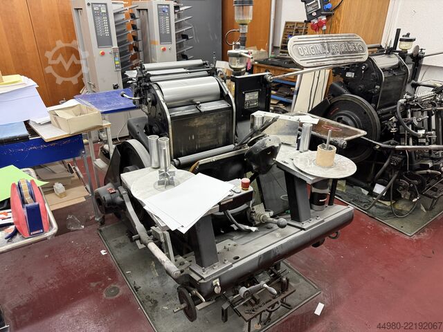 Eindruckmaschine für Rollenetiketten Heidelberg / Pracmatic OHT