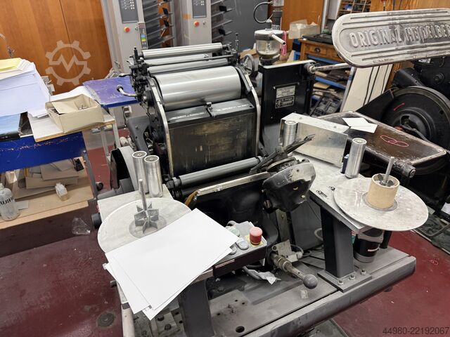 Eindruckmaschine für Rollenetiketten Heidelberg / Pracmatic OHT