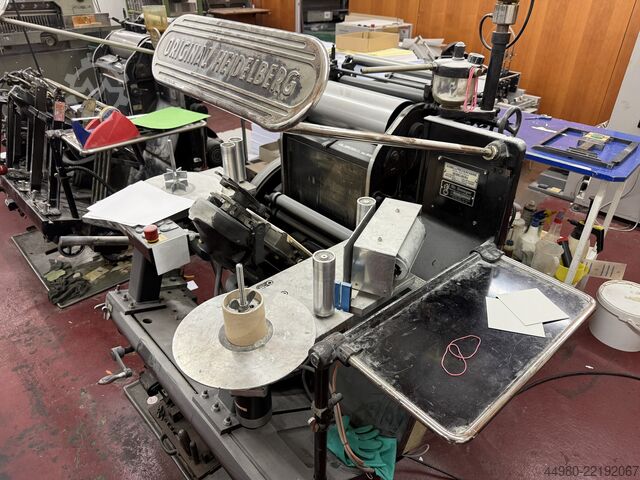 Eindruckmaschine für Rollenetiketten Heidelberg / Pracmatic OHT