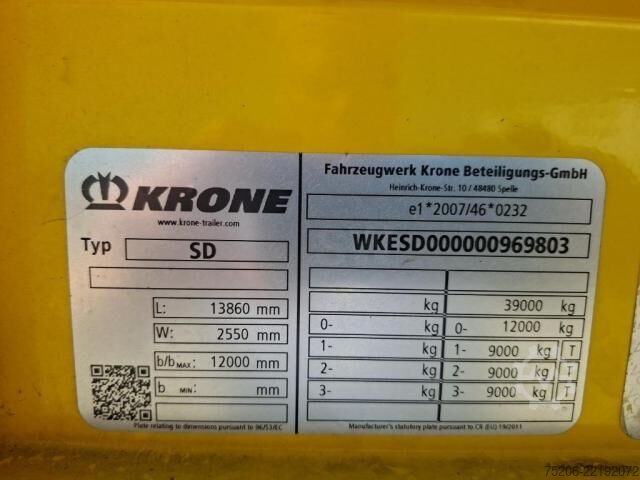 Auflieger Krone B43 Standard