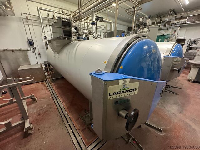 Lagarde 4-Wagen-Autoklaven x 2 aus 2016. Wenig Betriebsstunden. Lagarde 2 BE