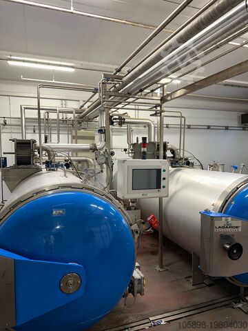Lagarde 4-Wagen-Autoklaven x 2 aus 2016. Wenig Betriebsstunden. Lagarde 2 BE