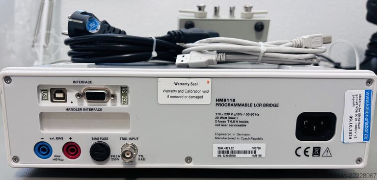 Programmable LCR bridge HM 8118 Rhode & Schwarz HM8118