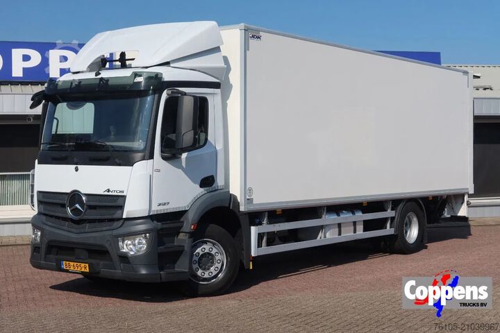 Box body Mercedes-Benz Antos 2127 L Bak + klep 2000 kg Euro 6