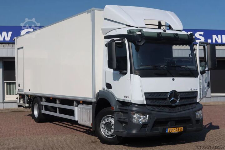 Box body Mercedes-Benz Antos 2127 L Bak + klep 2000 kg Euro 6