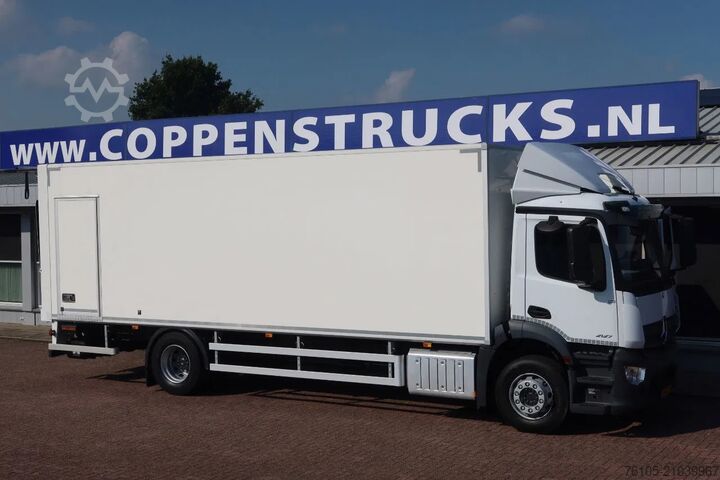 Box body Mercedes-Benz Antos 2127 L Bak + klep 2000 kg Euro 6