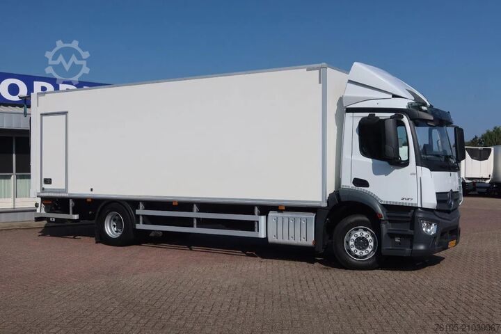 Box body Mercedes-Benz Antos 2127 L Bak + klep 2000 kg Euro 6