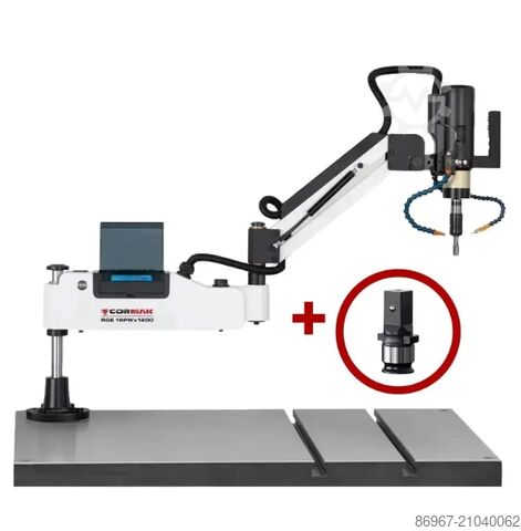 Gewindeschneidmaschine + Adapter CORMAK RGE16PW + adapter