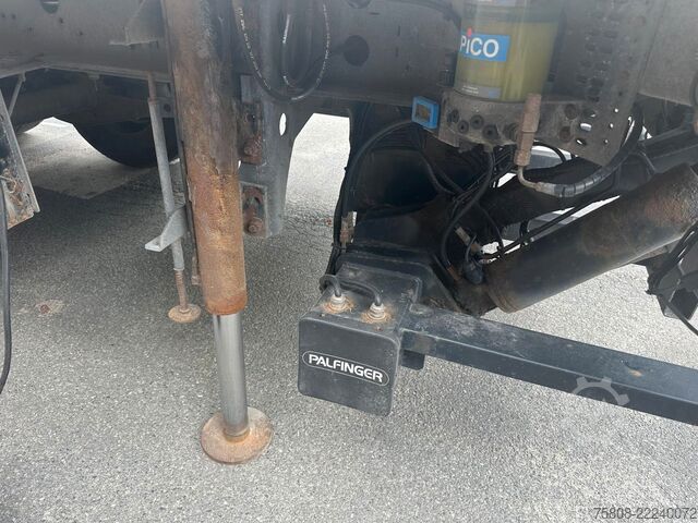 Reefer trailer  Kerscher Kühl Carrier 850 Durchlade Hydraulisch