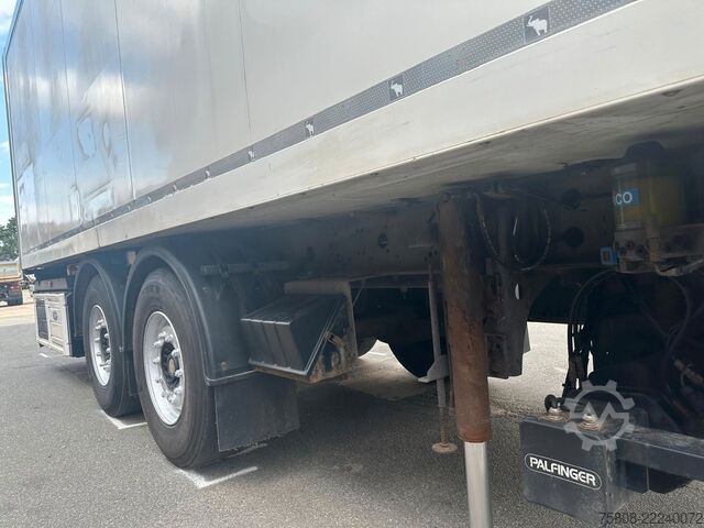 Reefer trailer  Kerscher Kühl Carrier 850 Durchlade Hydraulisch