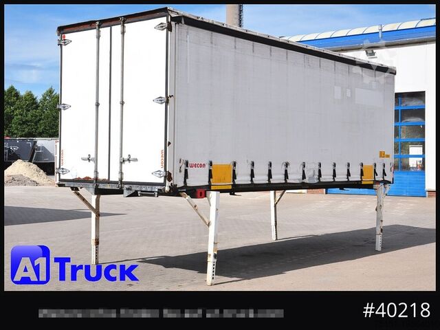 Wechselbrücke mit Pritsche & Plane WECON WPR 745, verzinkt, 2520  innen, Code XL