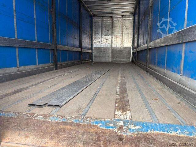 Flatbed truck with tarp RENAULT T440 / DTI 13 Motor/ Retarder / + 3 Achs Anhänge
