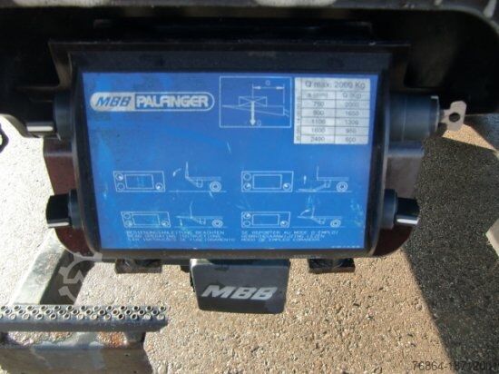 Tieflader-Sattelauflieger KRONE SZ/K CARRIER MAXIMA 1300 1-ACHSAUFLIEGER MIT HEBEBüHNE