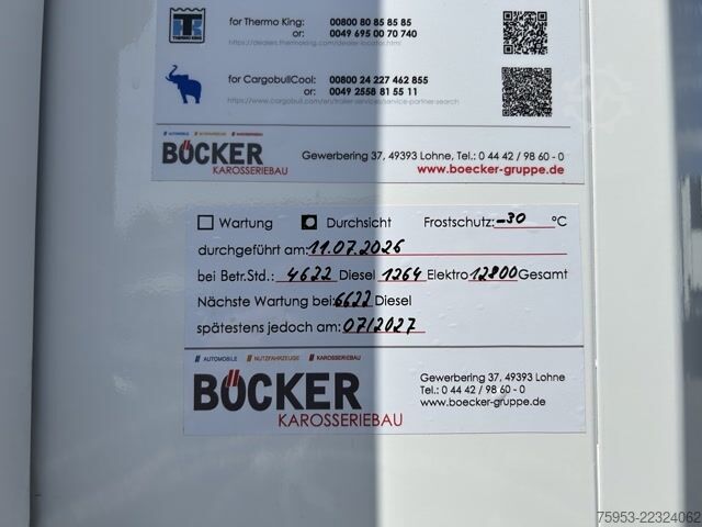 Kühlauflieger Schmitz Cargobull SKO 24 Bitemp Doppelstock Carrier Vector HE19 mt