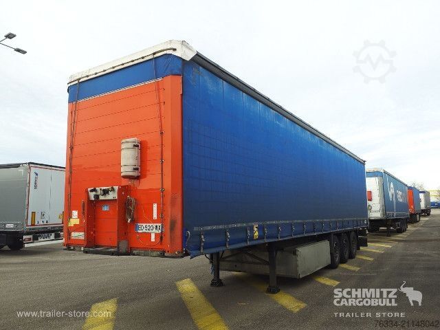 Open semitrailer with tarp Schmitz Cargobull Semitrailer Curtainsider Standard