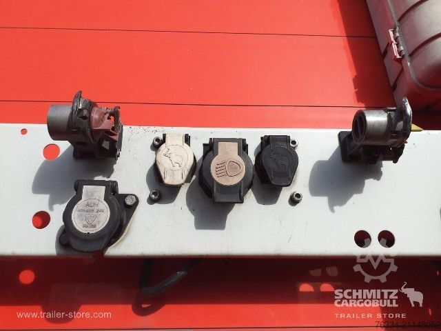 Open semitrailer with tarp Schmitz Cargobull Semitrailer Curtainsider Standard Hayon