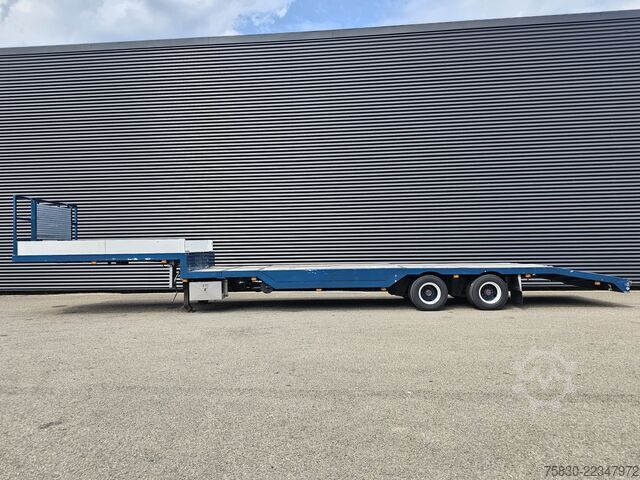 Low loader Draco SEMI TRAILER / EXTENDABLE / 2 X STEERING AXLE